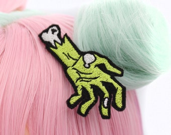 Rockabilly Horror Lover Zombie Finger Hand Hair Clip - Hair Accessories - Gifts Under 20 - Gifts For Her - Geek Fashion - Nerd Gifts