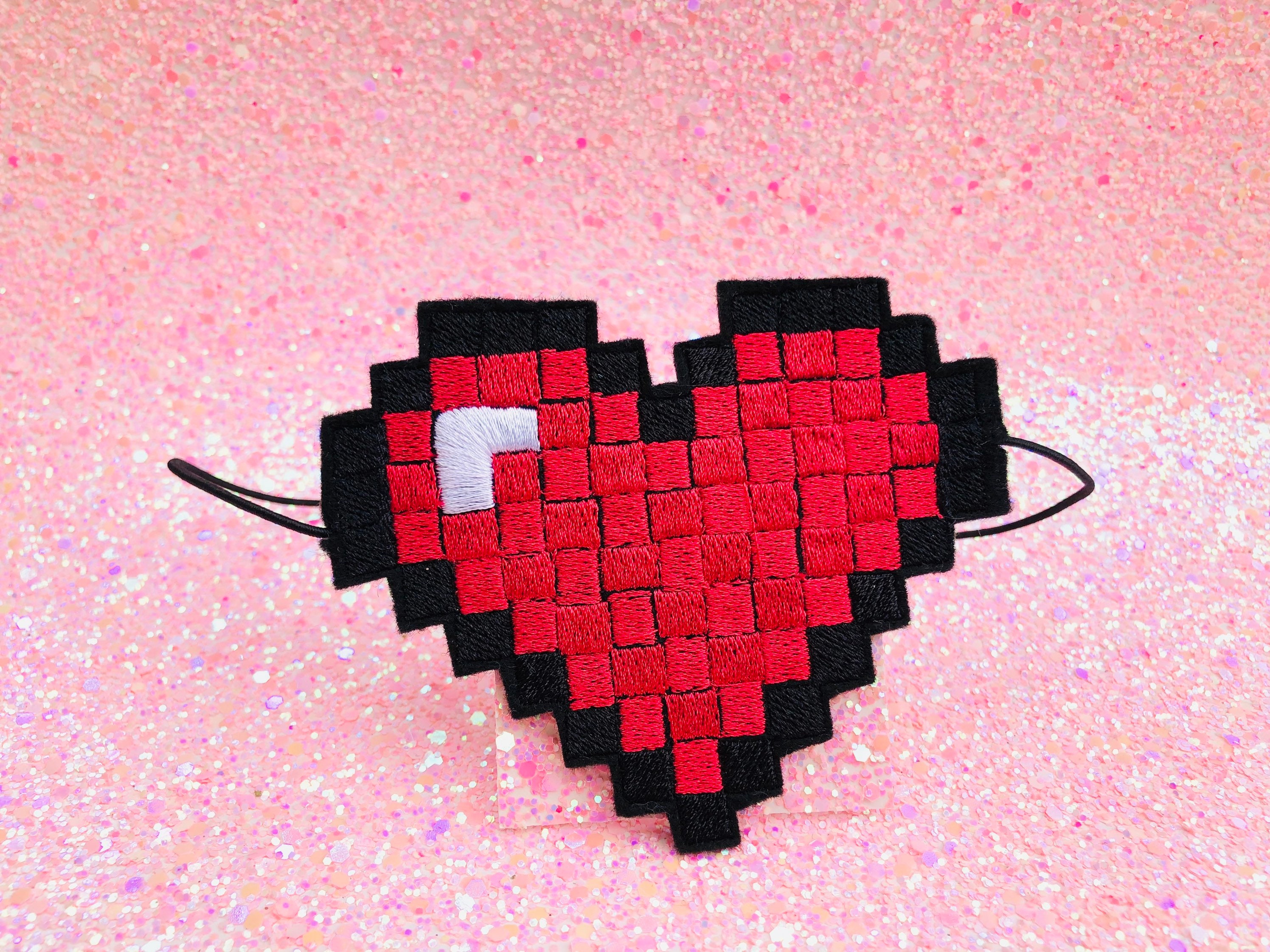 Pixel Heart Headband Video Game Headband Anime Headband Etsy