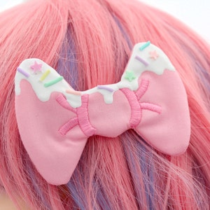 Decoden Frosted Super Cute Kawaii Hair Bows