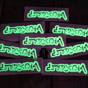Summon Sign Glow in the Dark Vinyl Decals