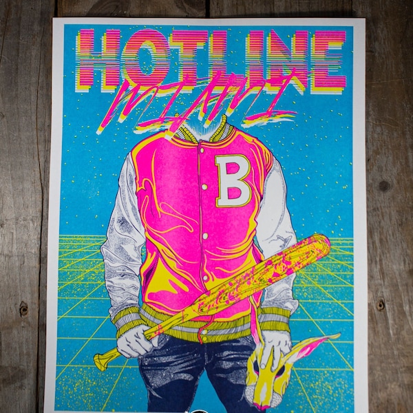 Hotline Miami Poster - Etsy