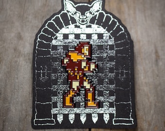 Simon Belmont Pin, Soft Enamel Pin, Castlevania