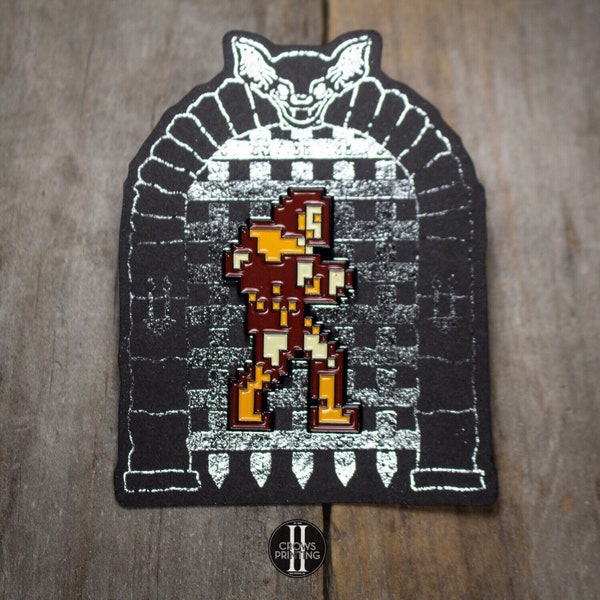 Simon Belmont Pin, Soft Enamel Pin, Castlevania