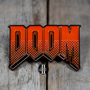 DOOM Slayer Pin, Soft Enamel Pin