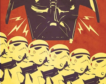 Star Wars Propaganda: Support Our Troops, Patty McPancakes 24 x 36&quot; Fine Art Print