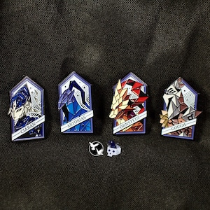 Four Knights of Gwyn Soft Enamel Pins
