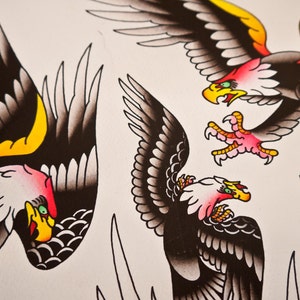 Eagle Print, Pork Chop Sheet, Flash Sheet, Braden Kendall 16 x 20 Fine Art Print image 2