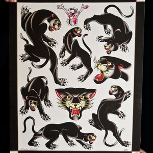 Panther Sheet, Pork Chop Sheet, Flash Sheet, Braden Kendall 16 x 20&quot; Fine Art Print