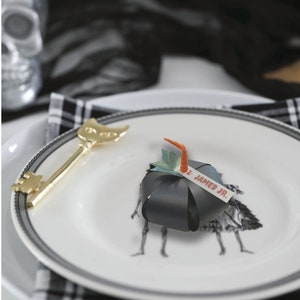 Halloween Table Setting Cards