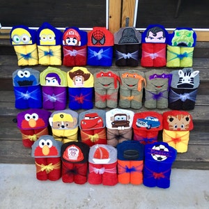 Boys Hooded Towel/ Kids Hooded Towel/ Character Hooded Towel/ Hooded Towel Baby/ Hooded Towel Big Kids/ Hooded Towel Boy/ Hooded Towel Kids