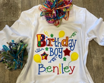 Birthday Shirt, Personalized Birthday Shirt, Birthday Boy Shirt, Boys Birthday Shirt, Girls Birthday Shirt, 1st Birthday, 2nd Birthday