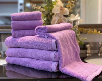 Light purple towels sale