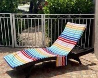 Lounge Chair Towel Cover, Beach Chair Towel, Pool Chair Towel, Chaise Towel, Chaise Lounge Towel, Lounge Chair Cover, Beach Towel