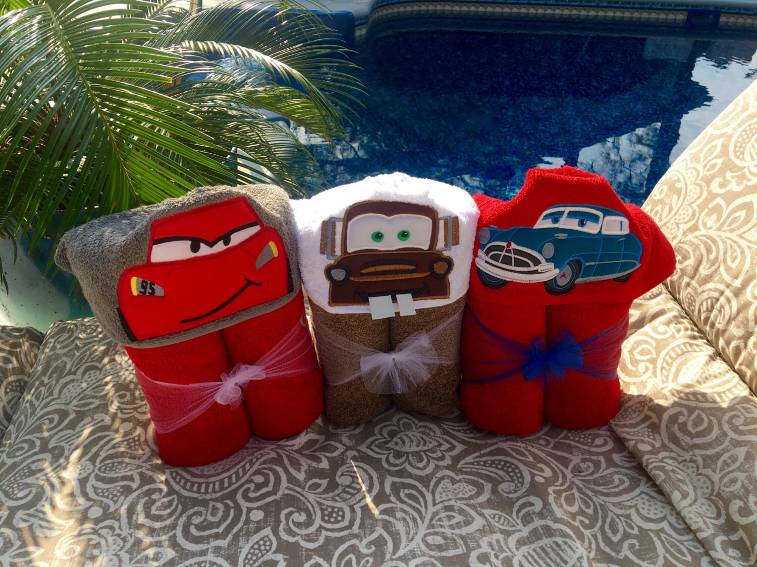 Car Hooded Bath Towel/Cars Birthday/ Cars Movie/ Cars Theme Etsy