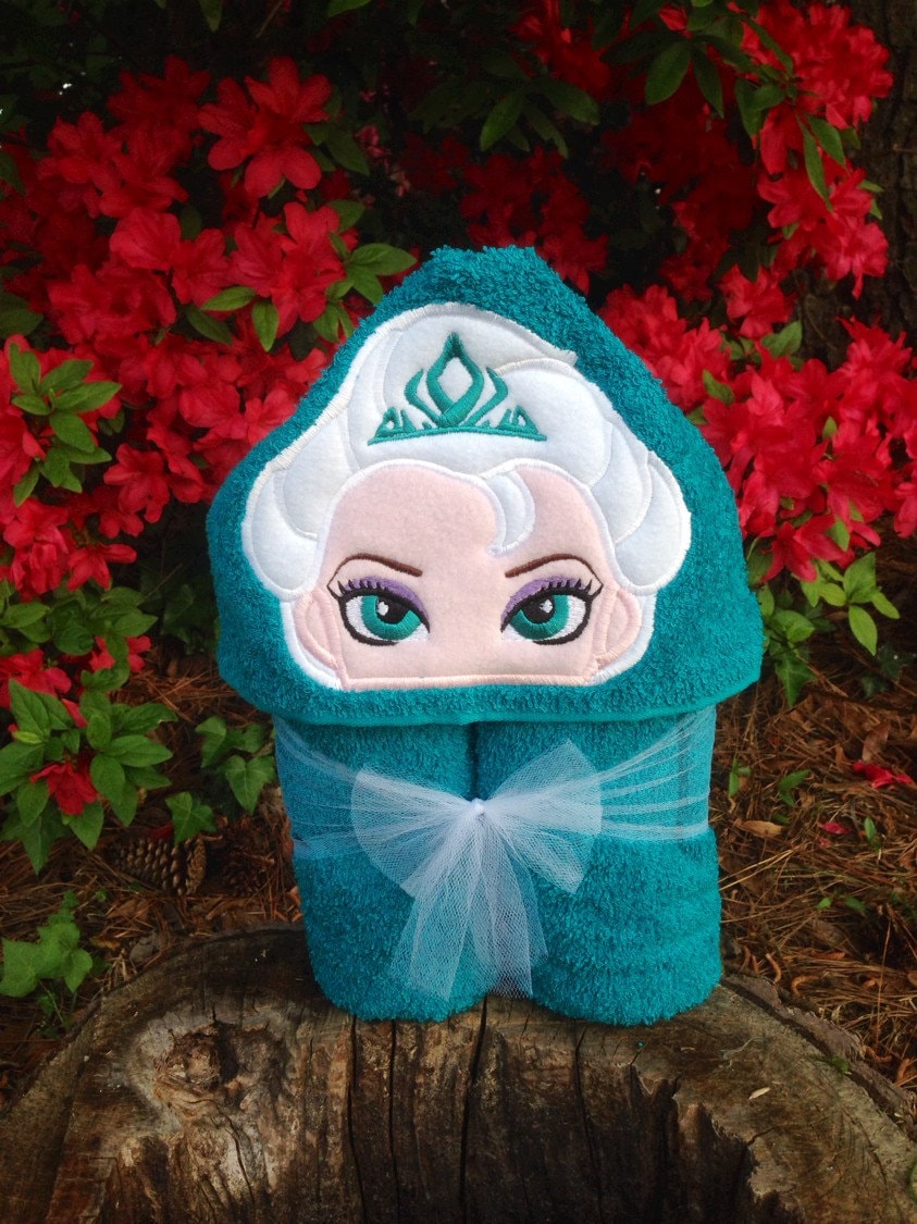 Elsa hooded towel sale