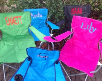 Personalized Folding Chair, Beach Chair, Lawn Chair, Bag Chair, Stadium Chair, Captain's Chair,  Camping Chair, Tailgating Chair, Yard chair