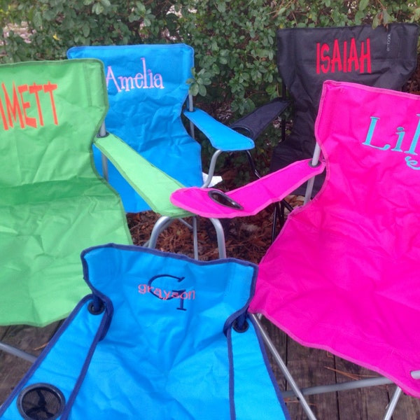 Personalized Folding Chair, Beach Chair, Lawn Chair, Bag Chair, Stadium Chair, Captain's Chair,  Camping Chair, Tailgating Chair, Yard chair