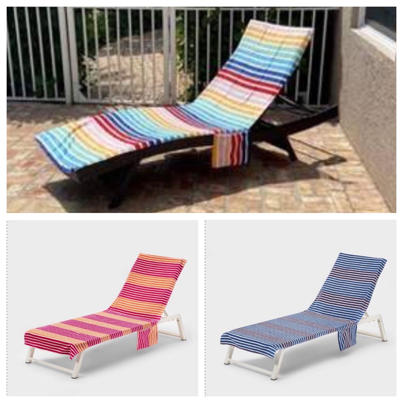 Pool Chair Towel Cover Chaise Chair Towel Cover Lounge Chair Etsy