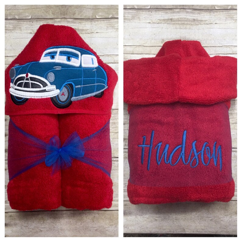Hudson Hooded Towel/ Cars Hooded Towel/ Classic Car Etsy
