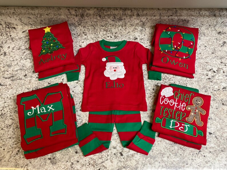 Family Matching Christmas Pj's/ Christmas Lights Pj's/ Etsy