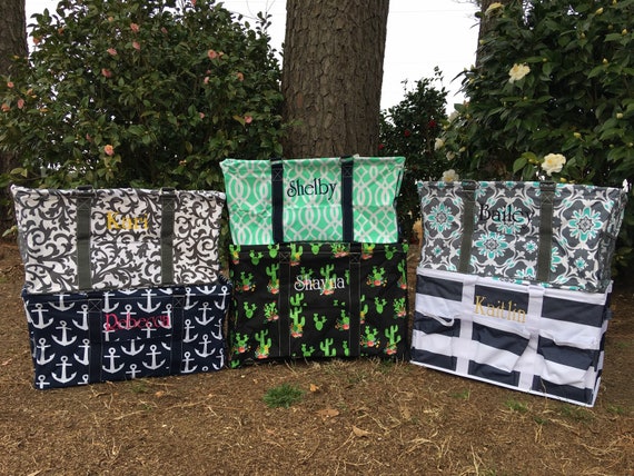 Large Utility Tote/ Tote Basket/ Market Tote Bag/ Large Diaper Bag/ Large Beach Tote/ Large Monogram Tote/ FREE PERSONALIZATION