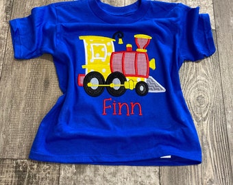 Train Shirt/ Train Birthday/ Choo Choo Train/ Birthday Train Shirt/ Train Party/ Personalized Birthday Shirt/ Train Birthday Party