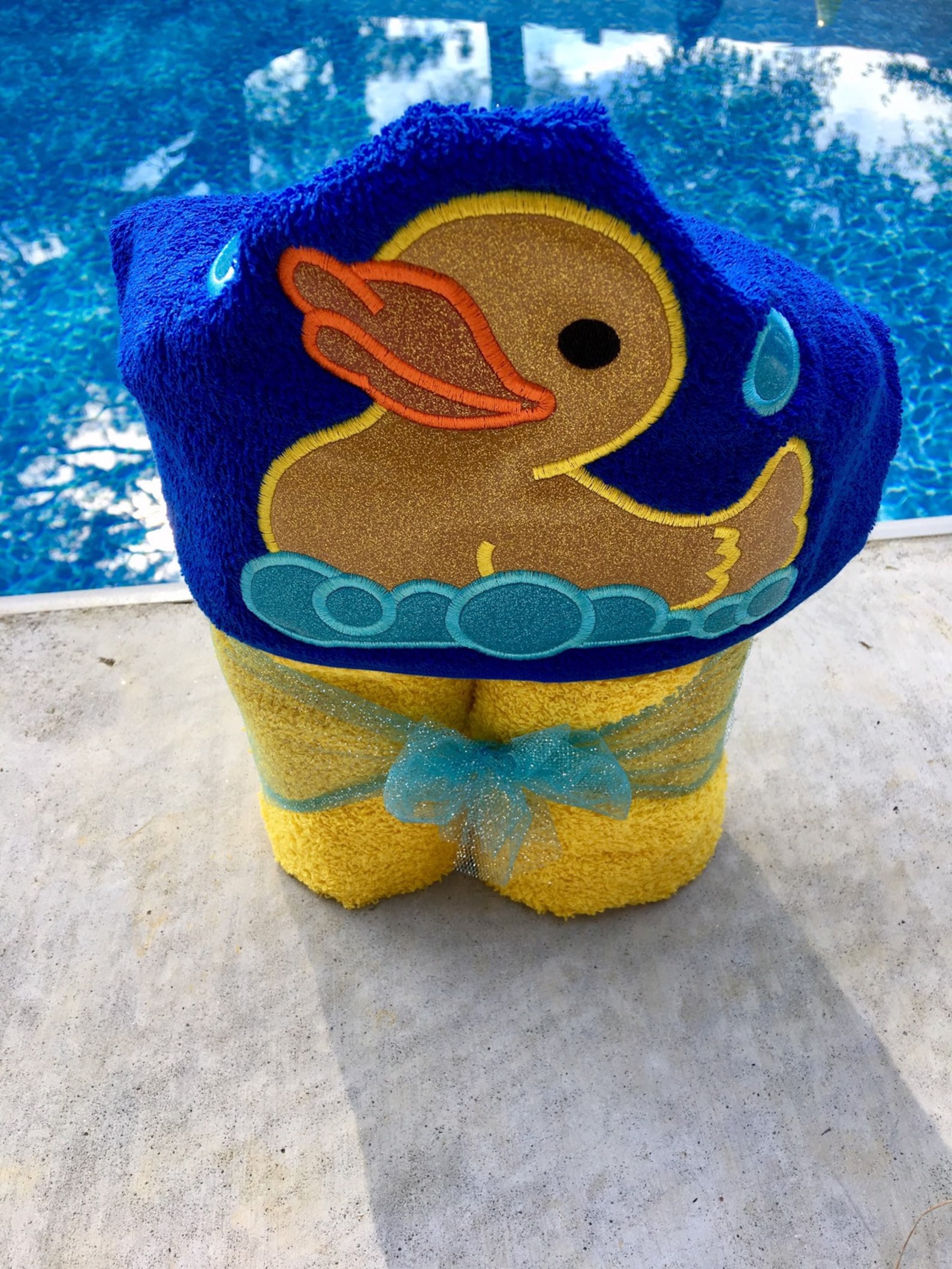 Duck Hooded Towel/ Rubber Ducky Hooded Towel/ Bath Hooded Etsy