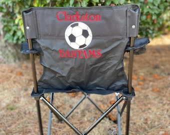 Personalized Soccer Chair, Soccer Mom Chair, Sports Chair,  Lawn Chair, Folding Chair, Stadium Chair, Camping Chair, Tailgating Chair