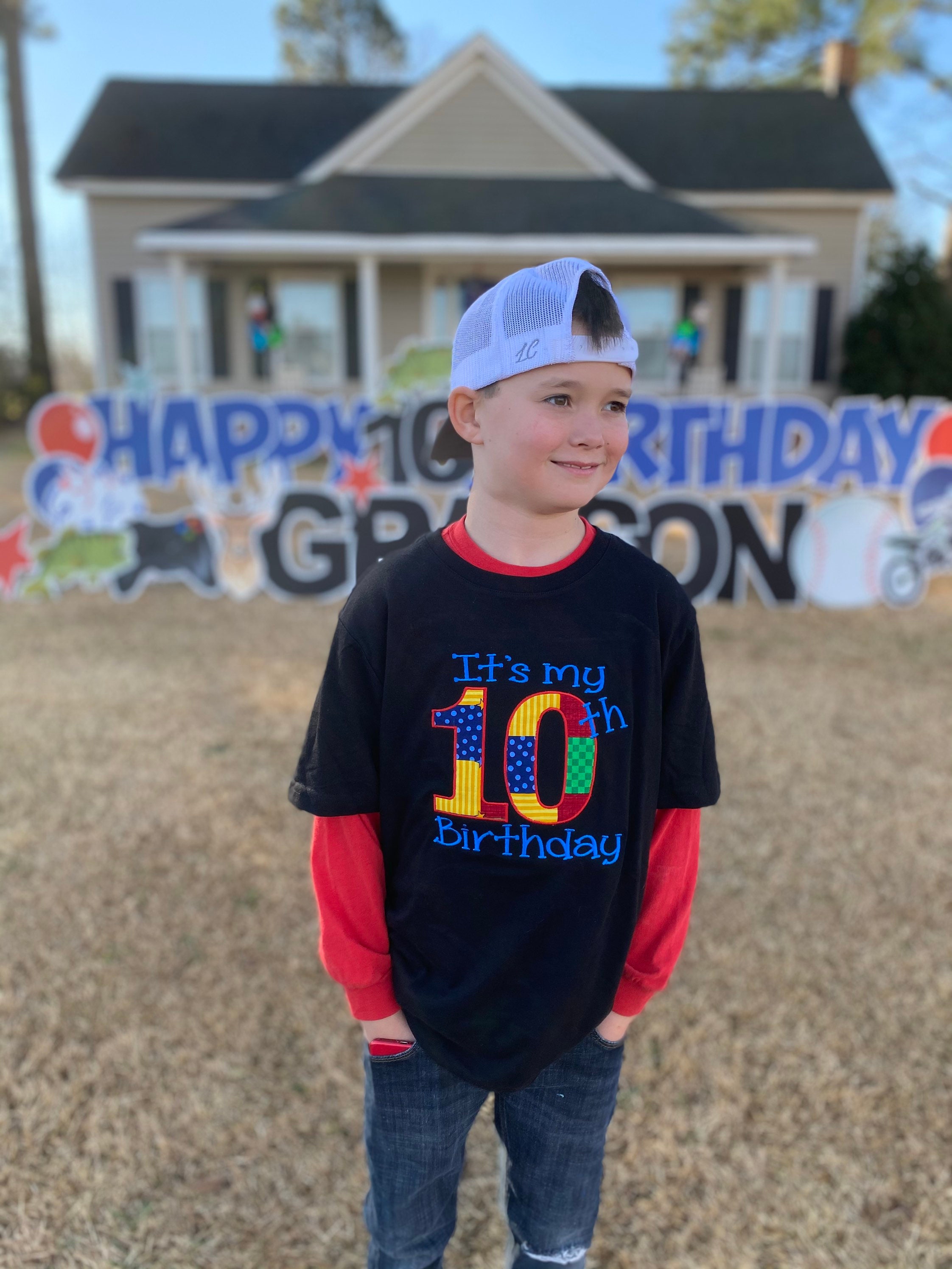 Boys 10th Birthday Shirt/ Tenth Birthday Gifts/ 10th Birthday - Etsy