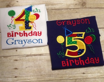 Birthday Shirt, Personalized Birthday Shirt, Its My Birthday Shirt, Boys Birthday Shirt, Girls Birthday Shirt, 1st Birthday, 2nd Birthday