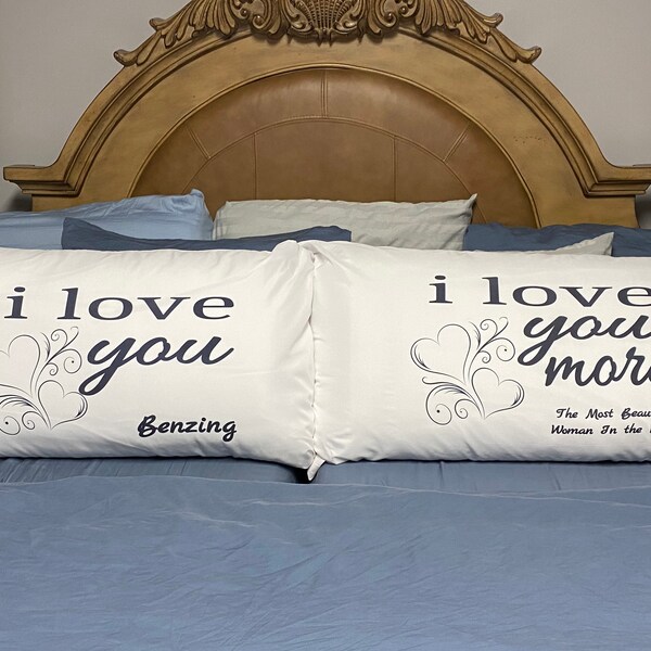 Couples Pillowcases Etsy