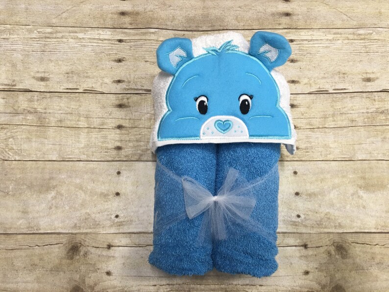 Blue Care Bears Hooded Towel/ Carebear Costume/ Care Bear Etsy