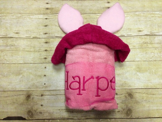 Toddler Hooded Towel - Piglet Toddler Hooded Towel - Piglet