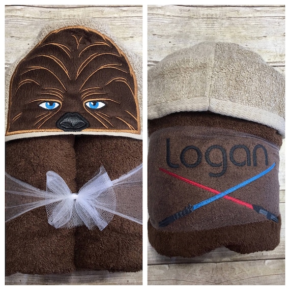star wars baby towel