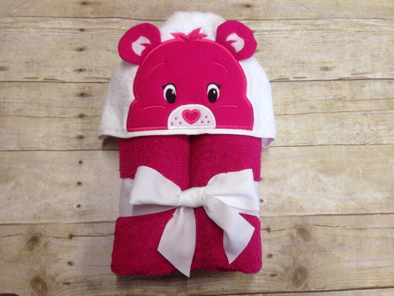 Care Bears Hooded Towel/ Carebears Hooded Towel/ Care Bears Etsy