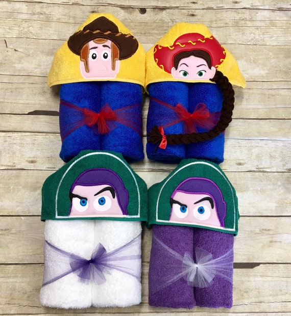 buzz lightyear hooded towel