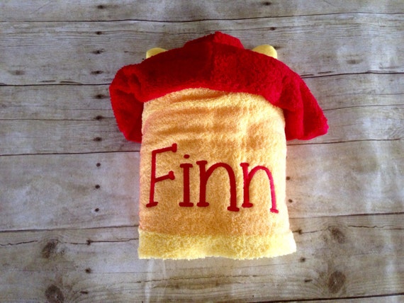 winnie the pooh hooded bath towel