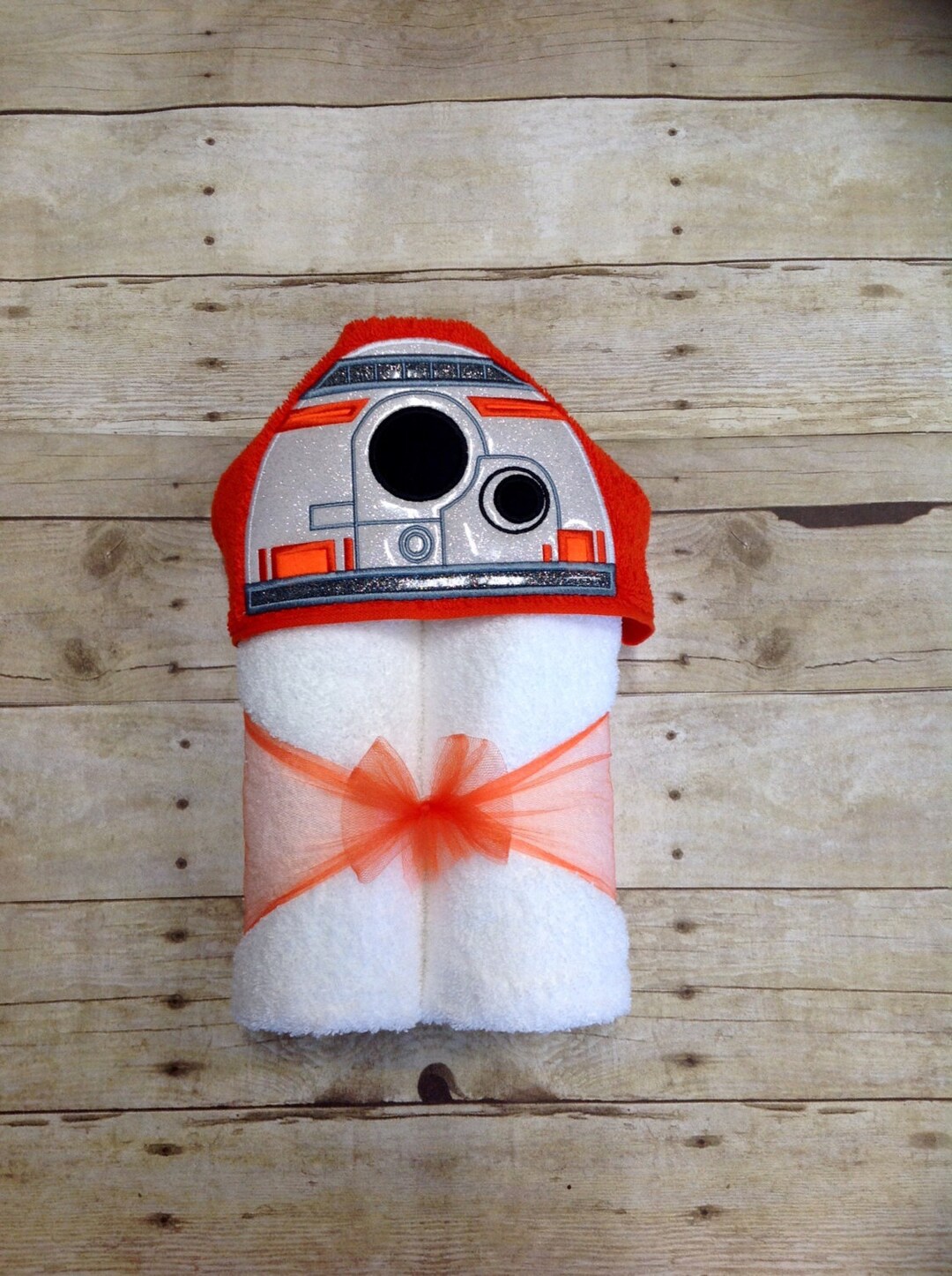Robot Hooded Bath Towel/ Star Wars BB8/ Robot Costume/ Robot