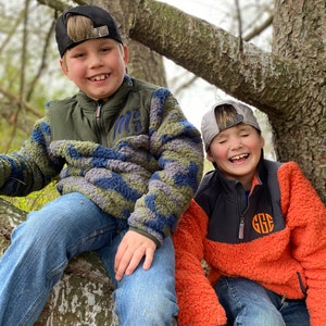 Little girls sherpa pullover deals