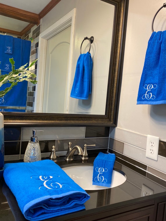 Blue Towel Set Blue Towel Set