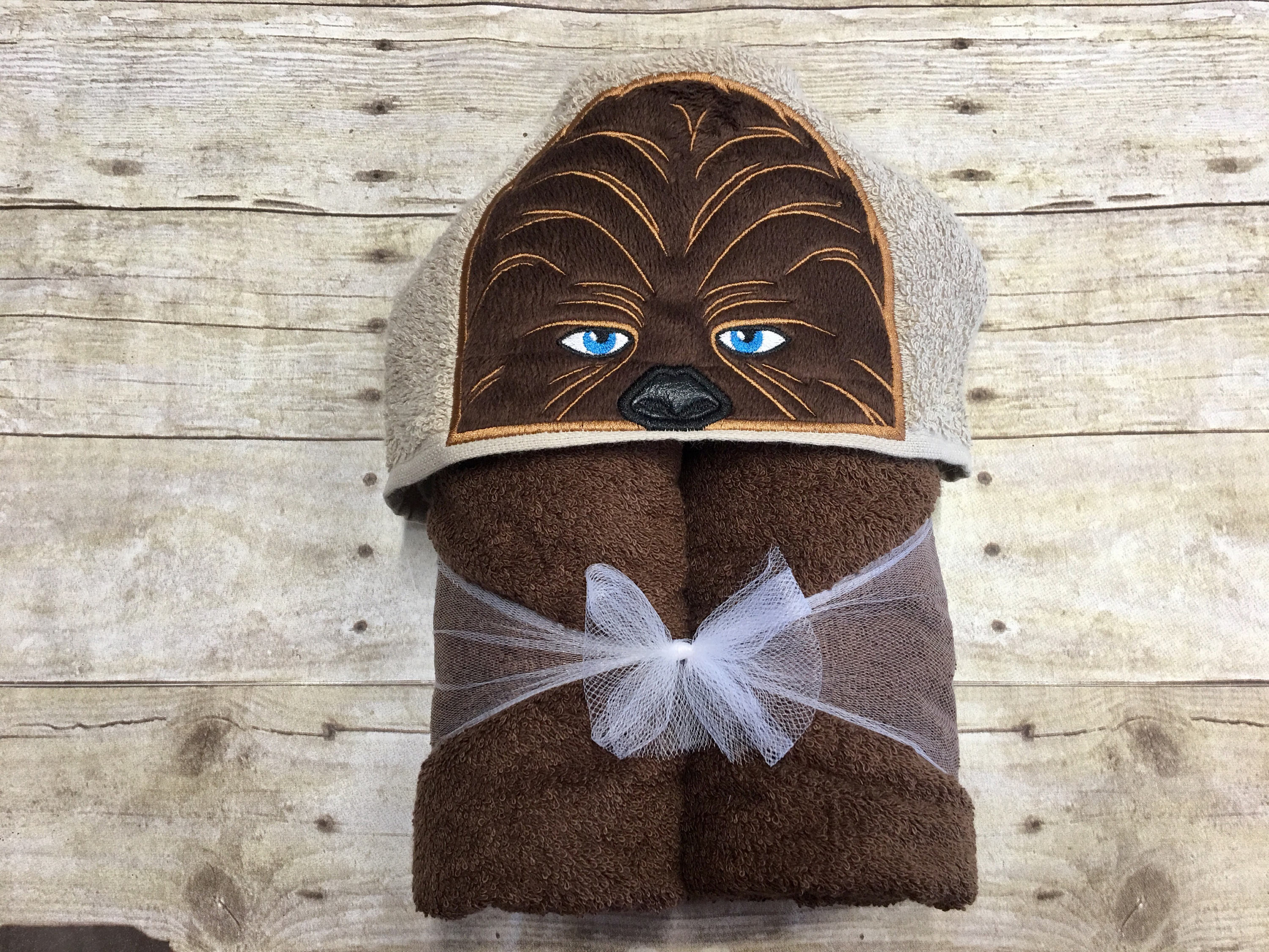 Star Wars Baby Chewy Hooded Towel Star Wars Baby Shower Gift Star Wars Baby Girl Star Wars Baby Boy Star Wars Costume FAST SHIPPING Etsy Ireland