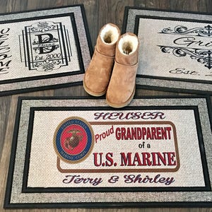 Personalized Door Mat, Welcome Mat Personalized, Door Mat Custom, Wedding Gift, Housewarming Gift, First House Gift, First Home Gift
