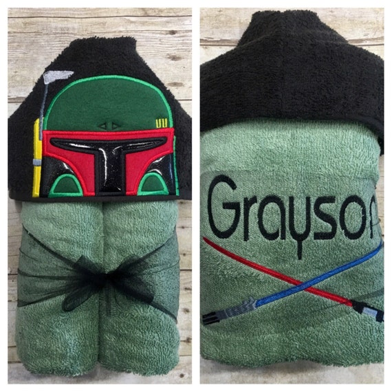 star wars baby towel