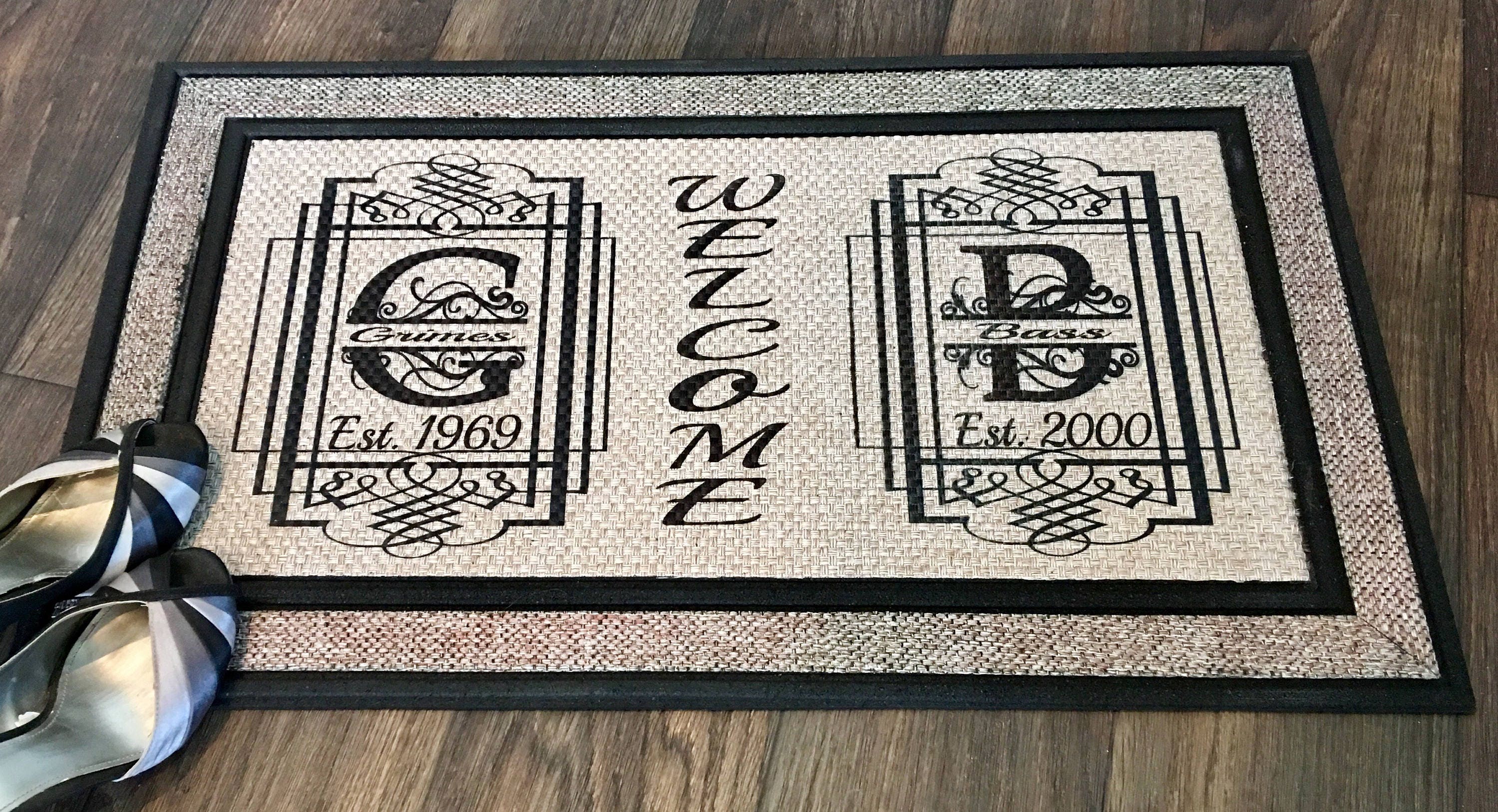 Personalized Door Mat Mat Personalized Door Mat Etsy