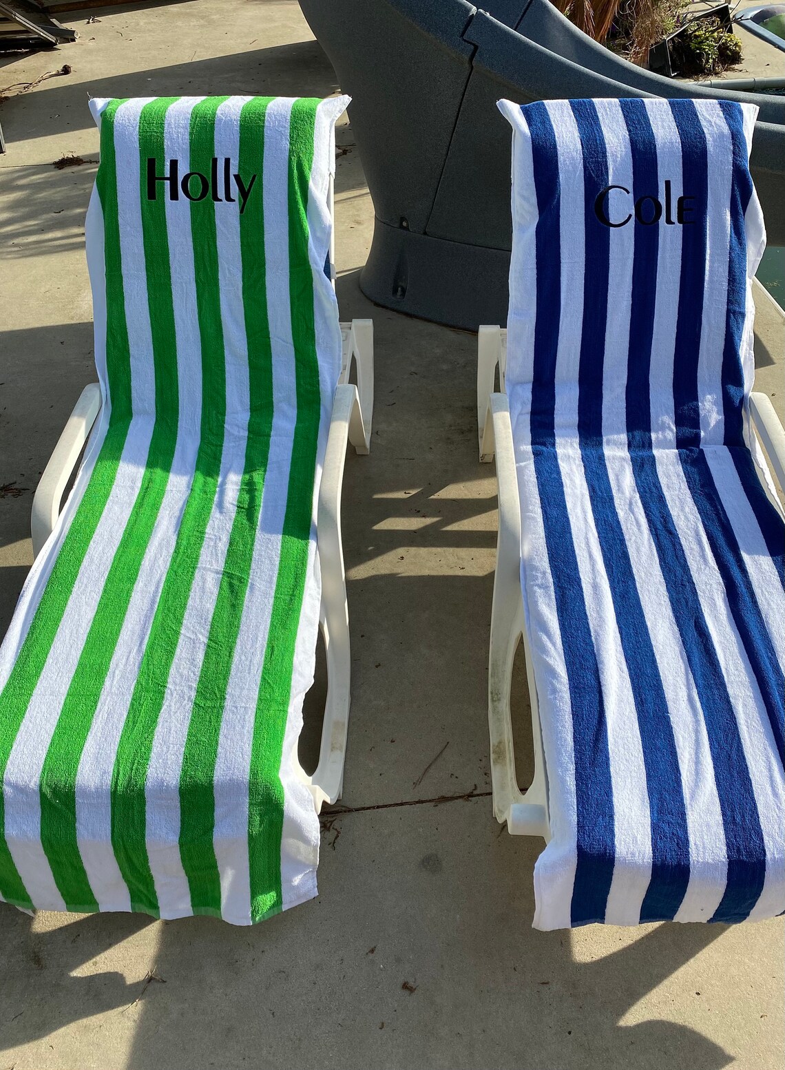 Pool Chair Towel Cover Chaise Chair Towel Cover Lounge Chair Etsy