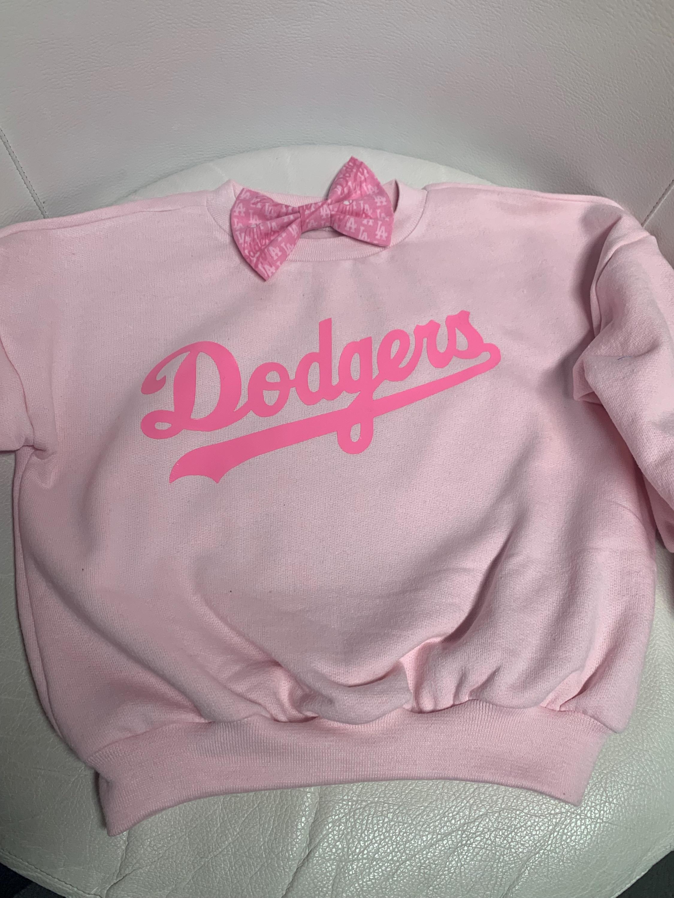 Pink Dodgers Oversized Crewneck - Etsy