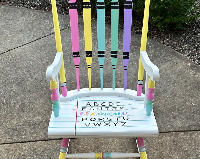 Teacger Rocking Chair Teacher Rocking Chair Design, Custom Teacher Chair Design, Teacher ...
