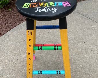 Teacher Stool Design, Custom Teacher Stool Design, Teacher Stool Design, Teacher Stool -LOCAL to  NJ,  outside NJ Convo b4 order