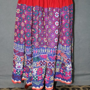 Embroidered Skirts  / tribal skirts /tribal belly dance skirt / anjum iqball dance skirts / old skirts/Belly dance skirt/Gypsy skirts