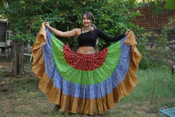 Gypsy skirt belly dance hotsell